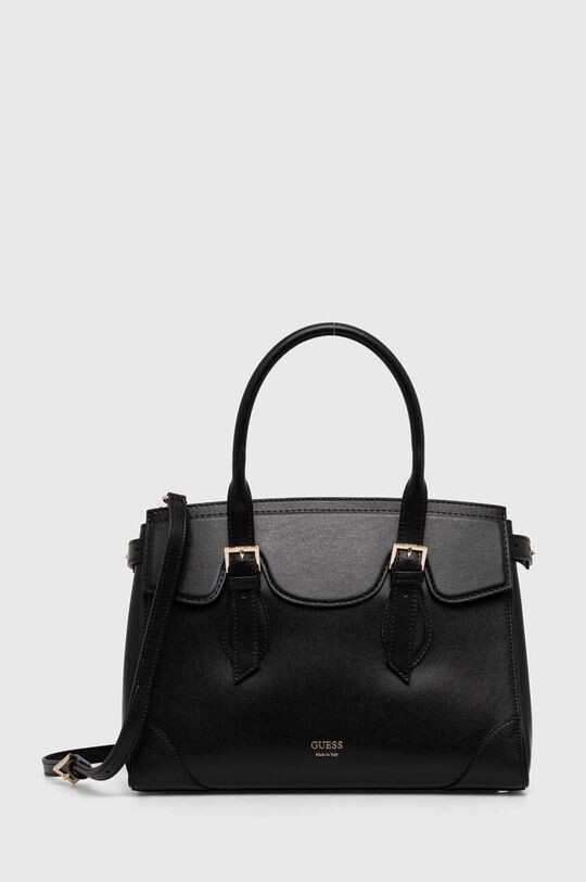 

Кожаная сумочка Guess, черный