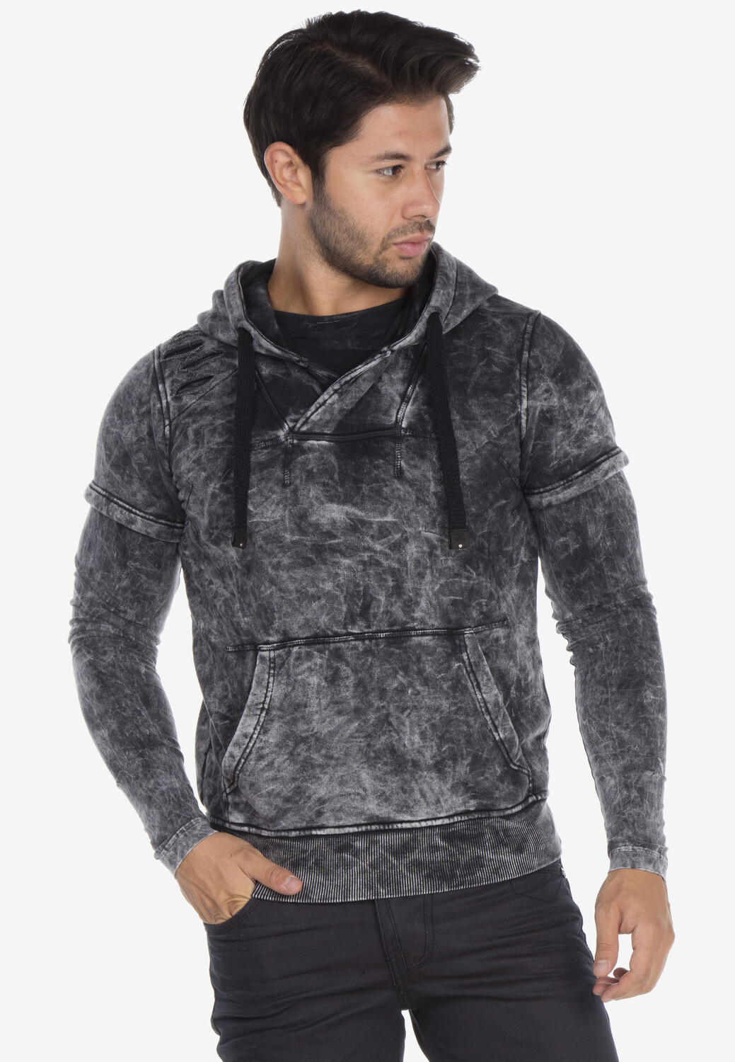 

Толстовка Cipo & Baxx Kapuzenpullover, цвет Anthracite