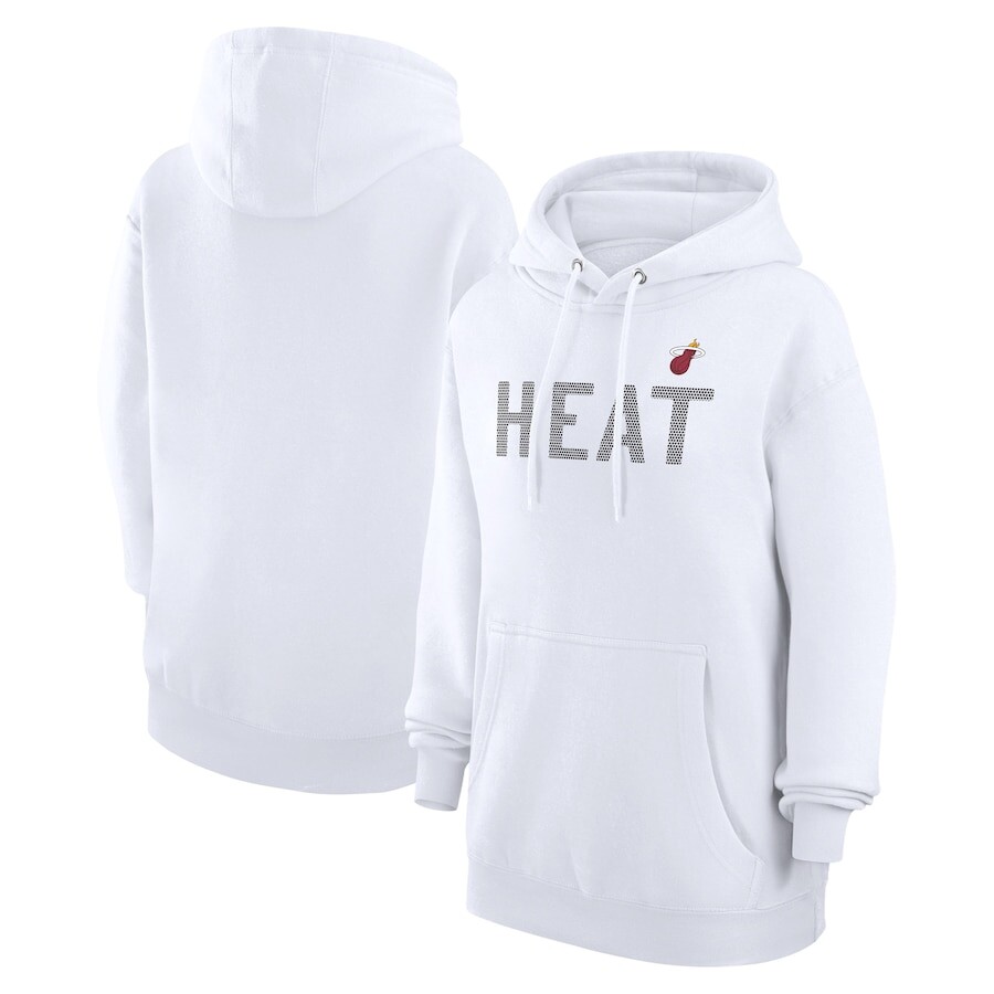 

Пуловер с капюшоном G-III 4Her by Carl Banks Miami Heat, белый