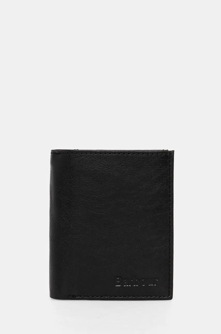 

Кожаный кошелек Barbour, черный