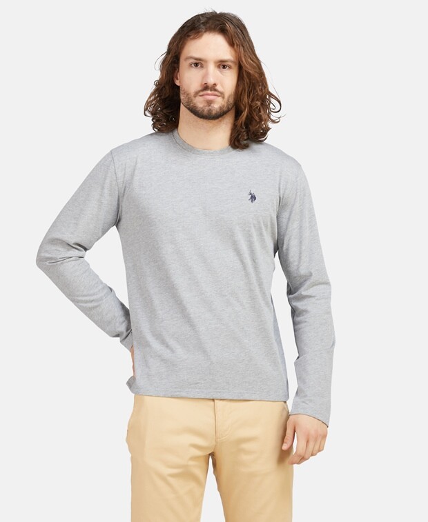 

Топ с длинными рукавами, упаковка 2 шт. U.S. Polo Assn., серый