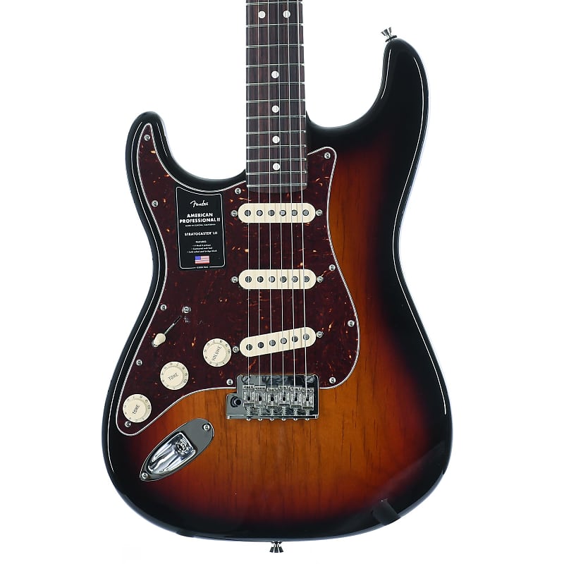 Электрогитара Fender American Professional II Stratocaster Lefty Rosewood, 3 Color Sunburst электрогитара fender american vintage ii 1961 stratocaster 3 color sunburst lefty