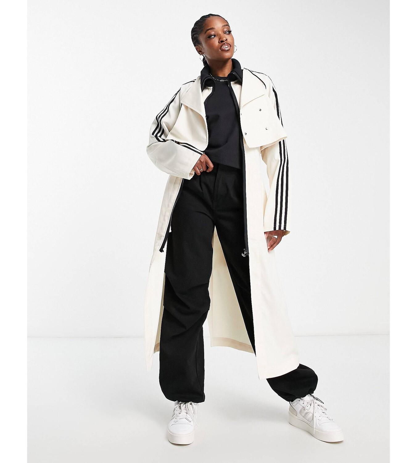 

Бежевый тренч adidas Originals 'Always Original'