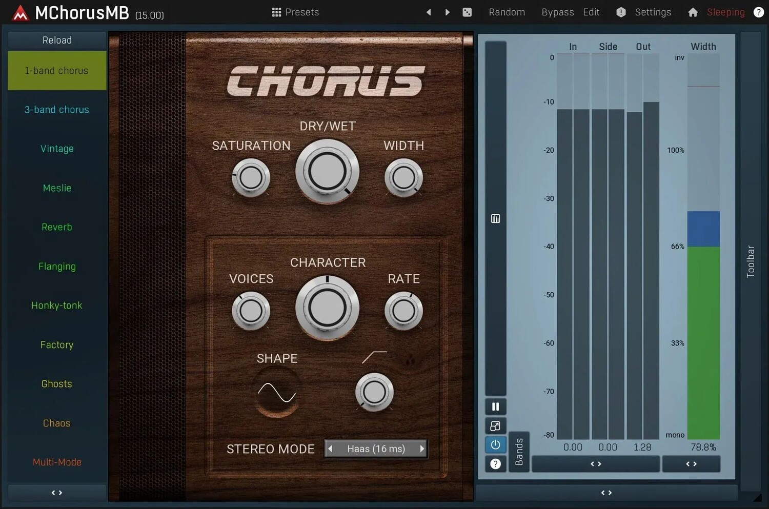 

Плагин эффекта хоруса MeldaProduction MChorusMB