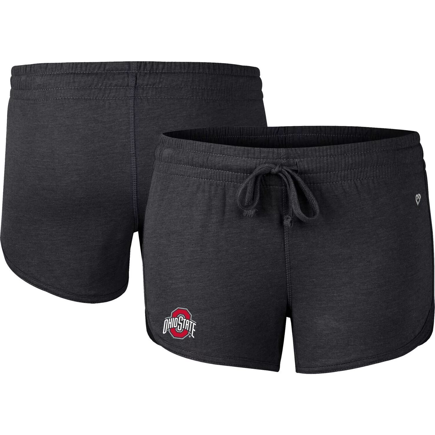 

Женские шорты Colosseum Heather Black Ohio State Buckeyes Simone Core Colosseum
