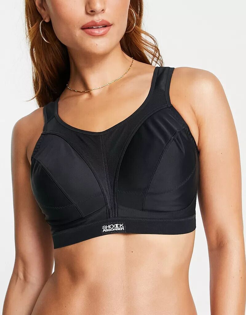 

Черный спортивный бюстгальтер с экстремальной поддержкой Shock Absorber Active D+