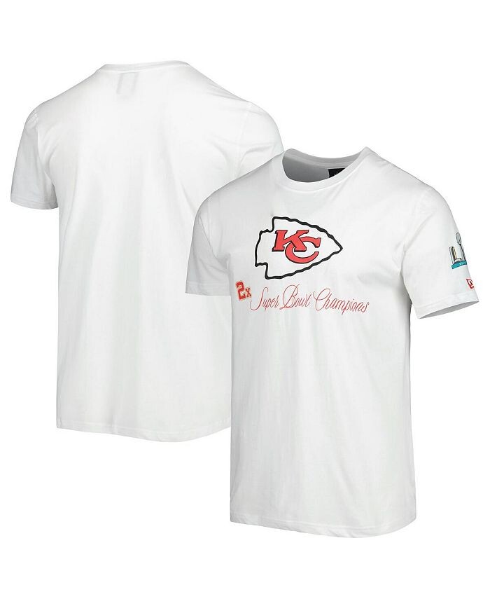 

Мужская белая футболка Kansas City Chiefs Historic Champs New Era, белый