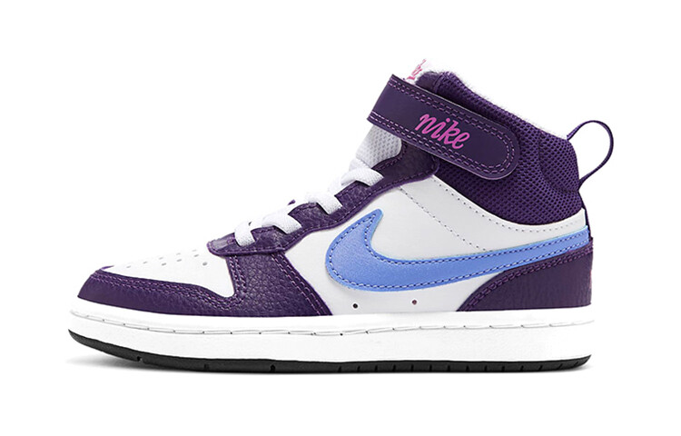 

(BP) Nike Court Borough Mid 2 Белый/Фиолетовый