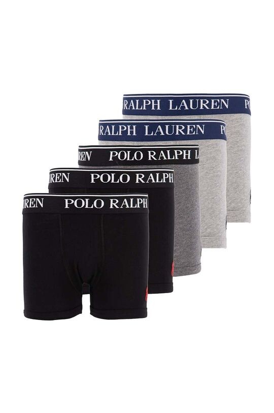 

Детские боксеры, 5 шт. Polo Ralph Lauren, серый