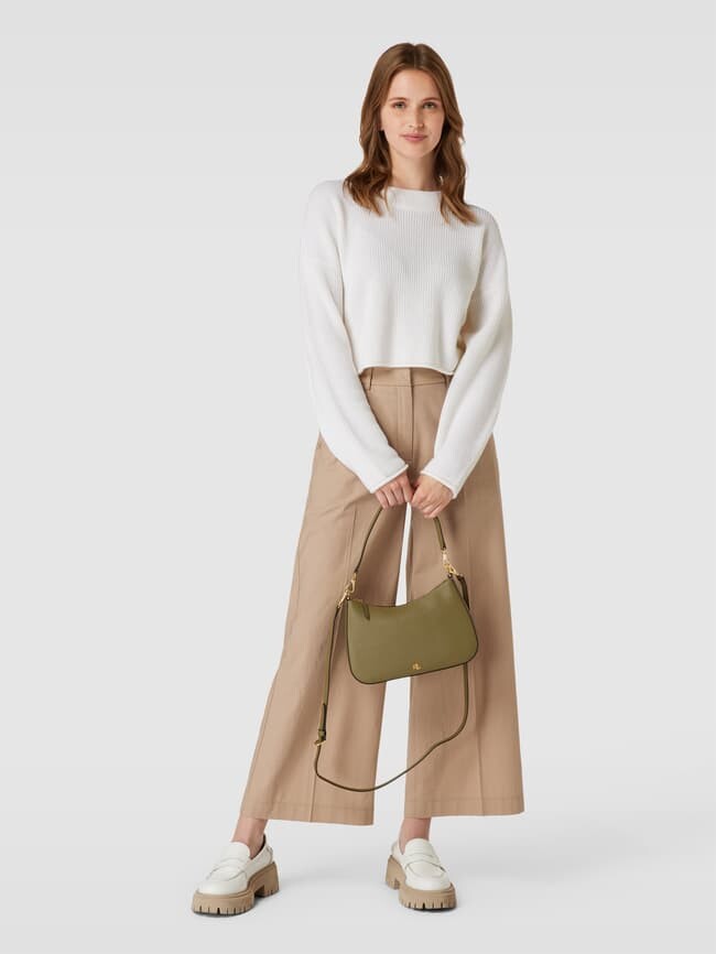 

Сумка через плечо с аппликацией этикетки, модель "DANNI" Lauren Ralph Lauren, оливково-зеленый