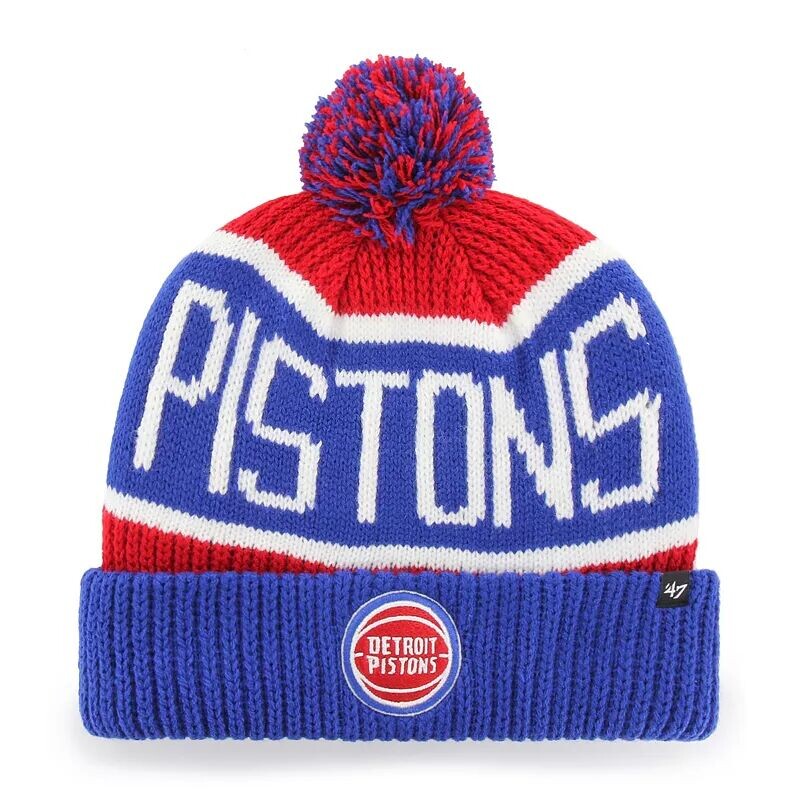 

Мужская красная вязаная шапка '47 Detroit Pistons