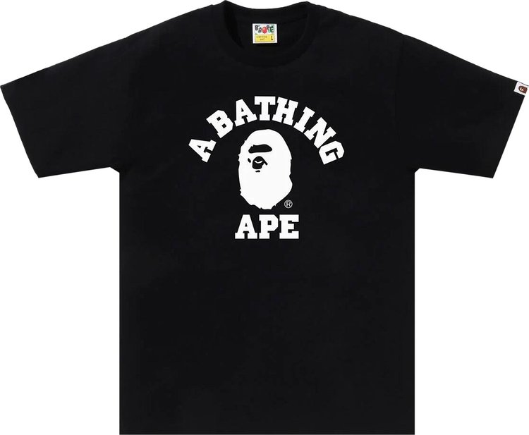 

Футболка BAPE Bicolor College 'Black', черный