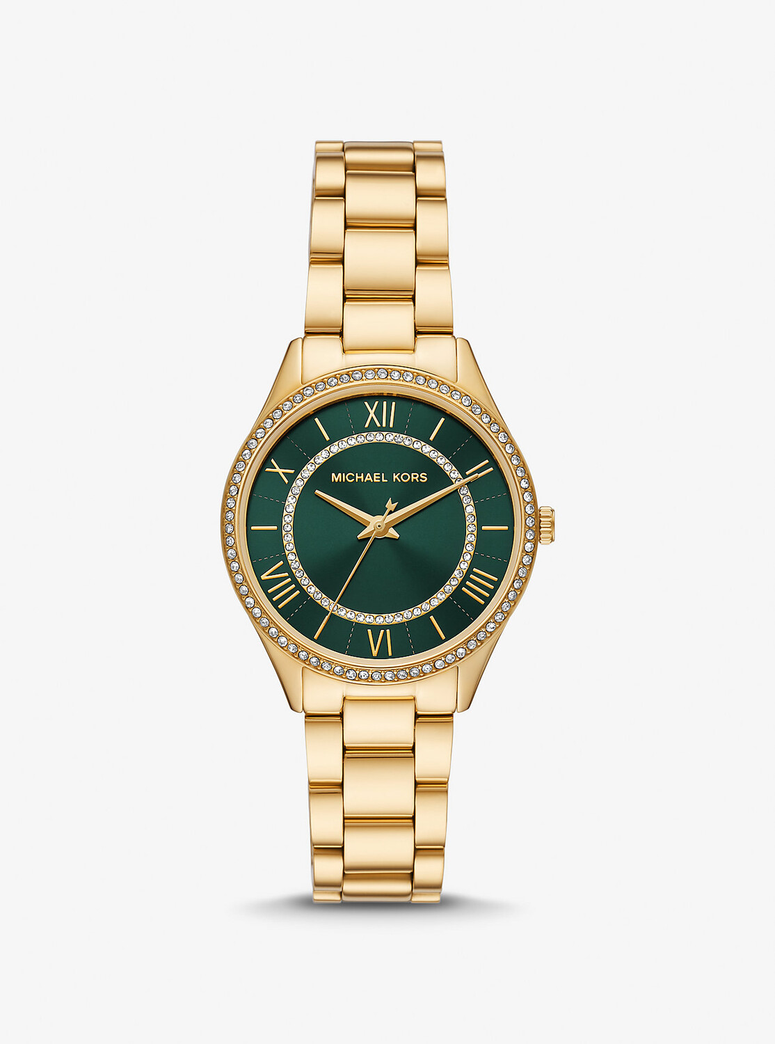 

Золотистые часы Mini Lauryn Pavé Michael Kors, желтый