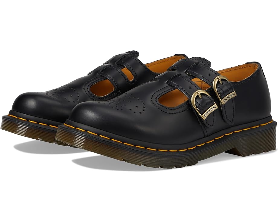 Лоферы Dr. Martens 8065 Smooth Leather Mary Jane Shoes, цвет Black Smooth оксфорды dr martens 1461 smooth leather shoes цвет card blue smooth