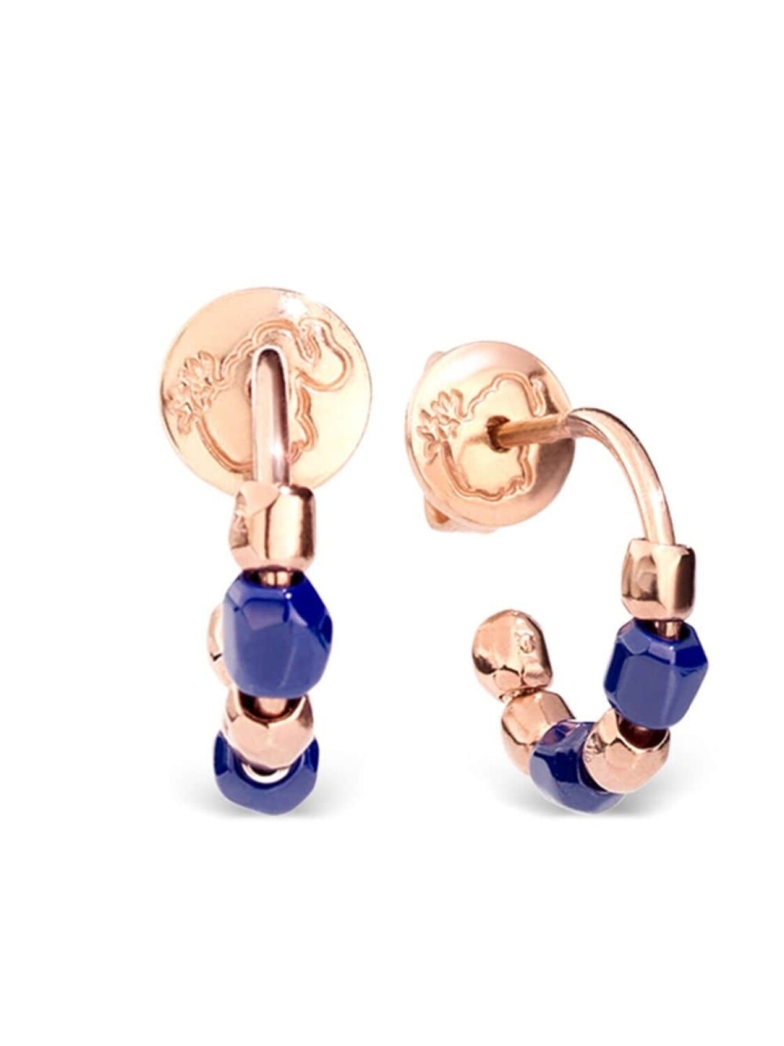 

Серьги-кольца Granelli из розового золота Dodo, розовый