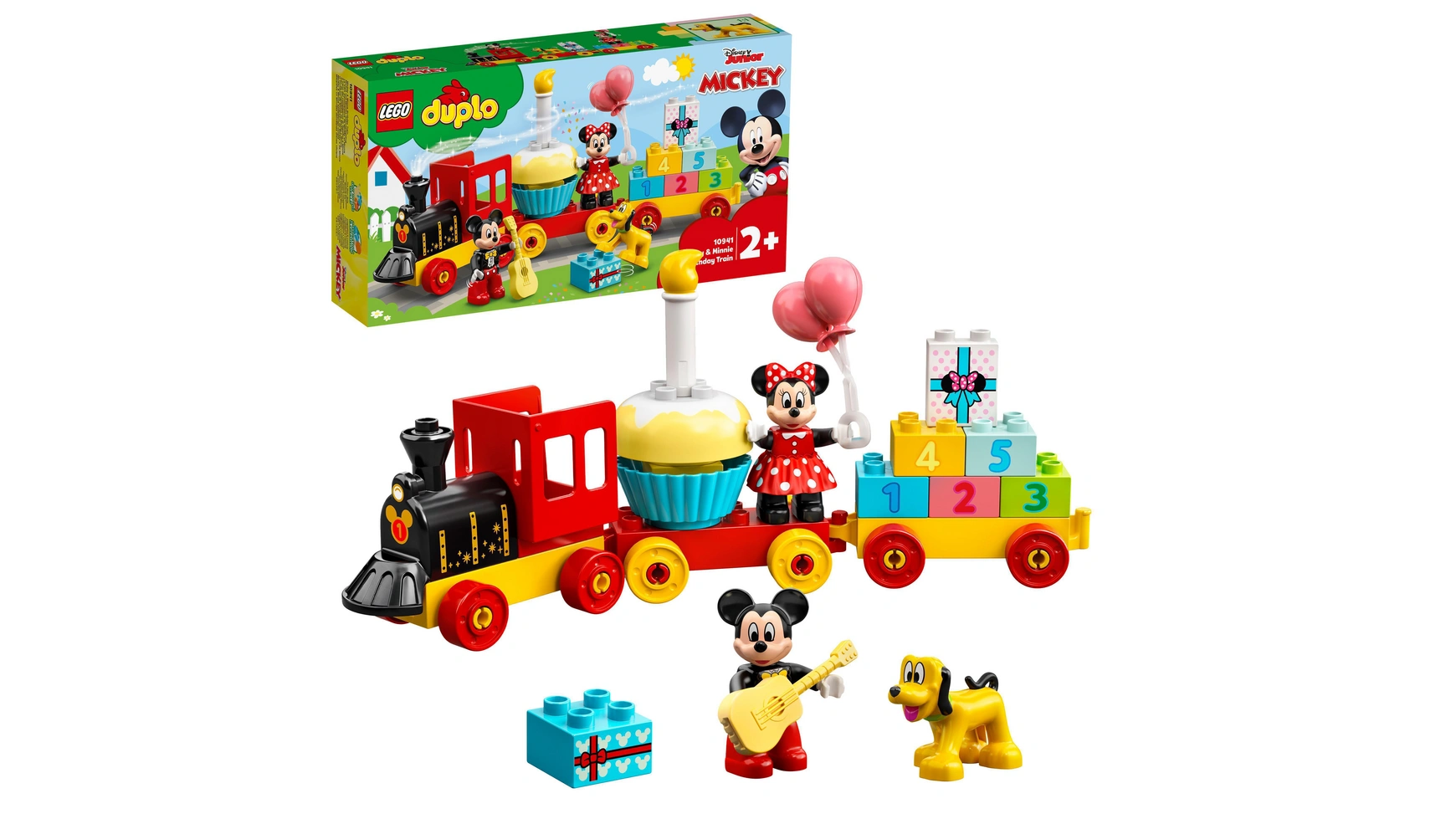 Lego DUPLO Disney оезд День рождения Микки и Минни, игрушечный поезд конструктор lego duplo 10941 праздничный поезд микки и минни