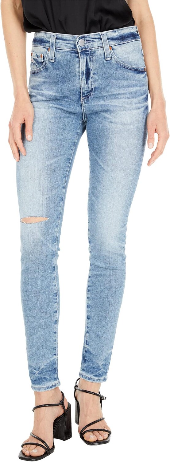 

Джинсы Farrah High-Rise Ankle Skinny in 23 Years Showbiz AG Jeans, цвет 23 Years Showbiz