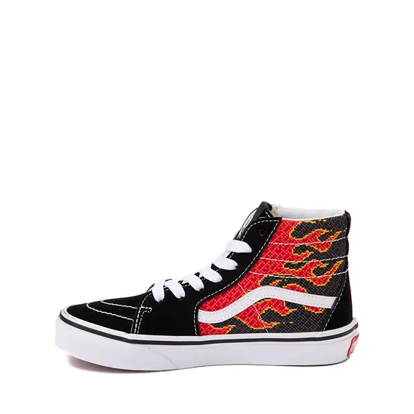 

Кеды Vans Sk8-Hi Skate Shoe, цвет Black/Pixel Flame