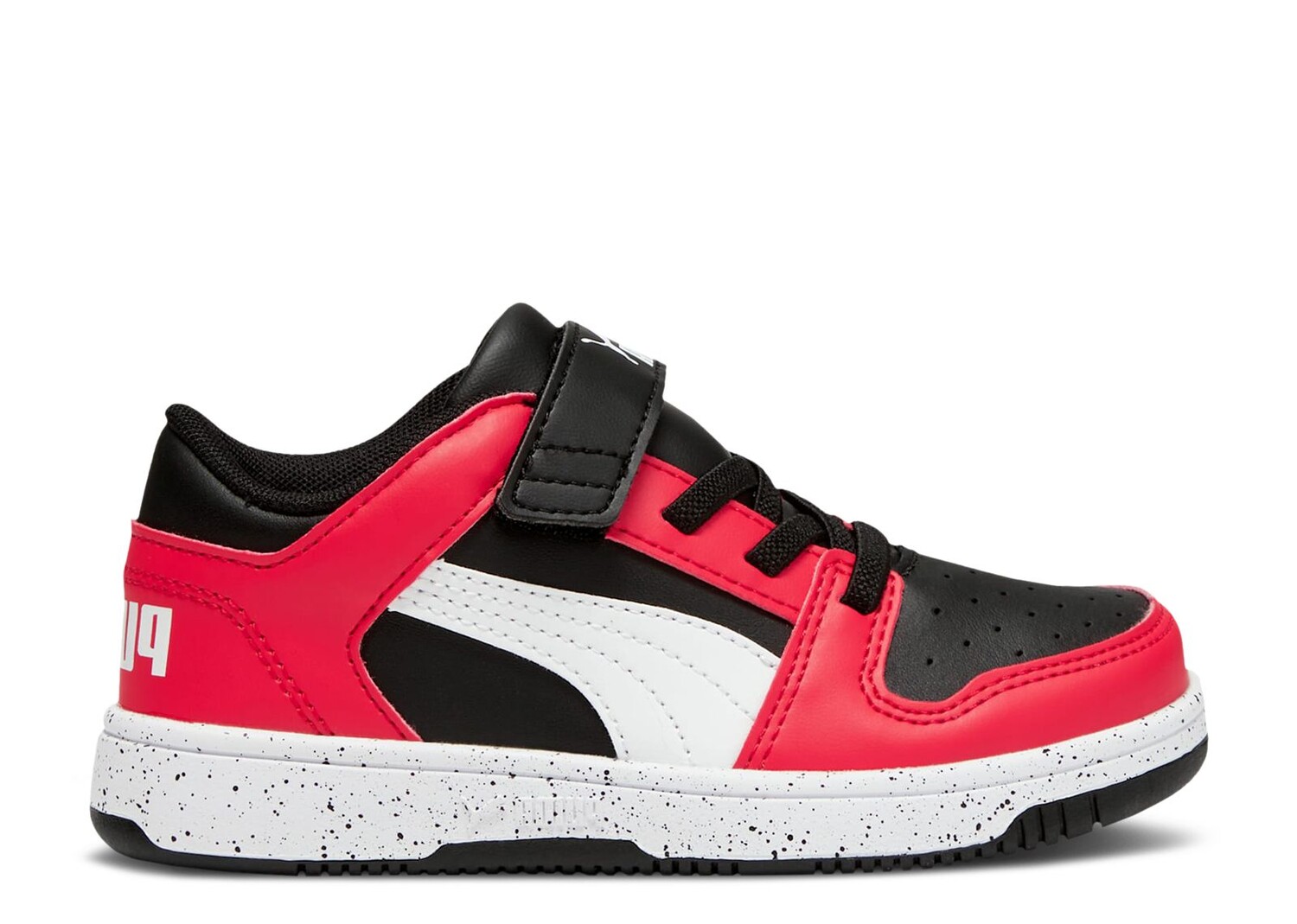 

Кроссовки Puma Rebound V6 Low Little Kid 'High Risk Red Black', красный
