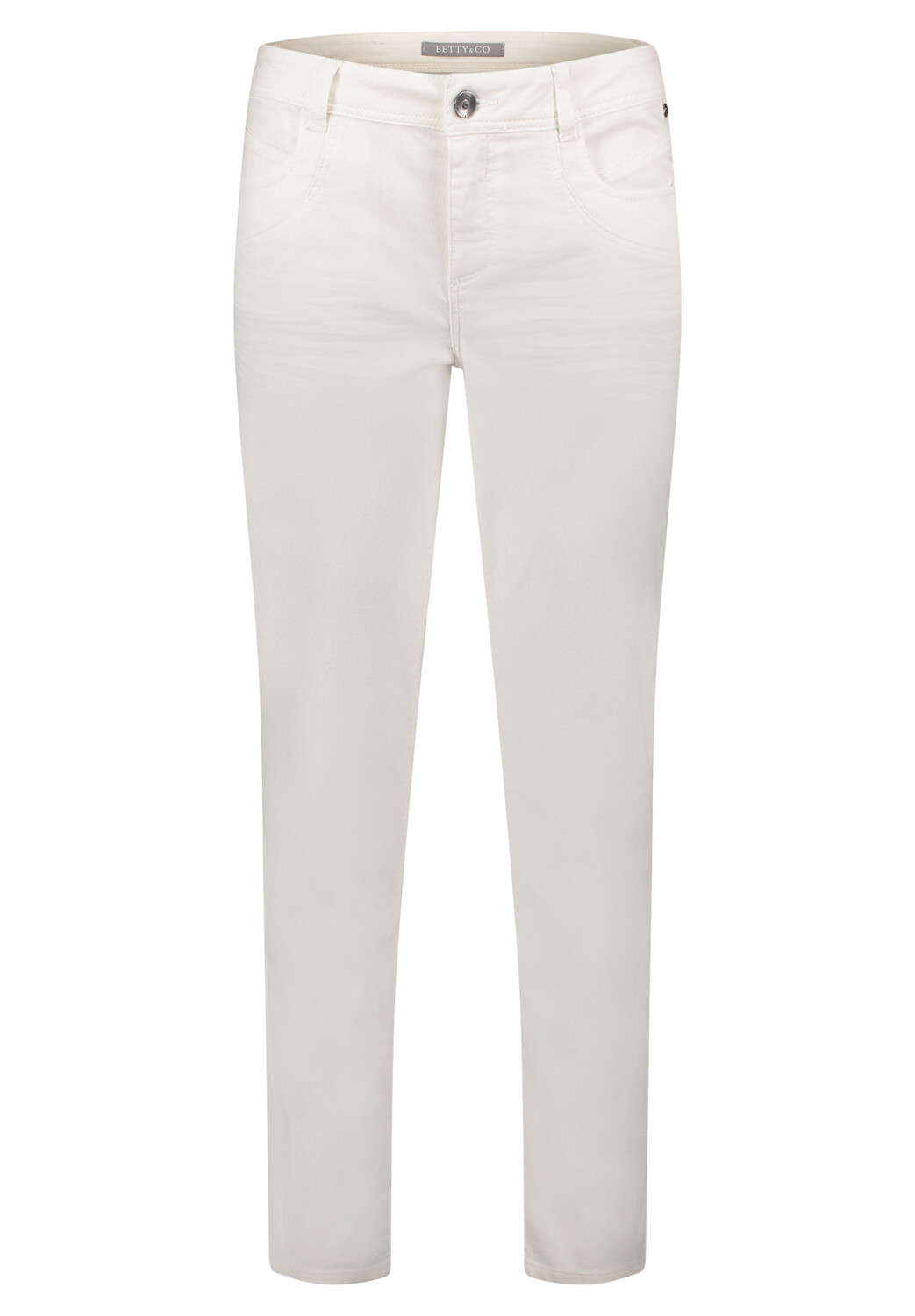 

Брюки BETTY & CO Casual Hose schmal geschnitten, цвет Rohweiß