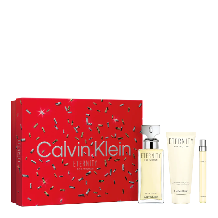 Женская туалетная вода Eternity for Women EDP Estuche de regalo femenino Calvin Klein, EDP 100 ml + Body Lotion 200 ml + Mini