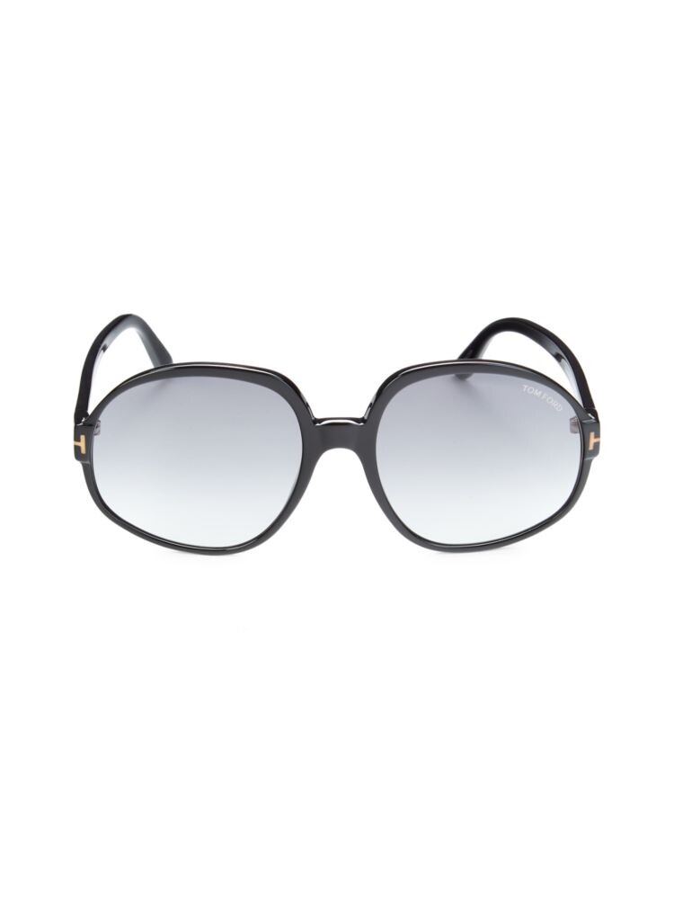 

Овальные солнцезащитные очки 61MM Tom Ford, черный