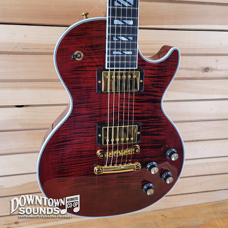 

Электрогитара Gibson Les Paul Supreme with Gibson Hard Case - Dark Wine Red