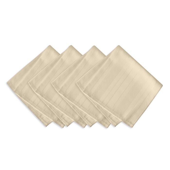 

Жаккардовые салфетки Denley Stripe, набор из 4 шт. Elrene Home Fashions