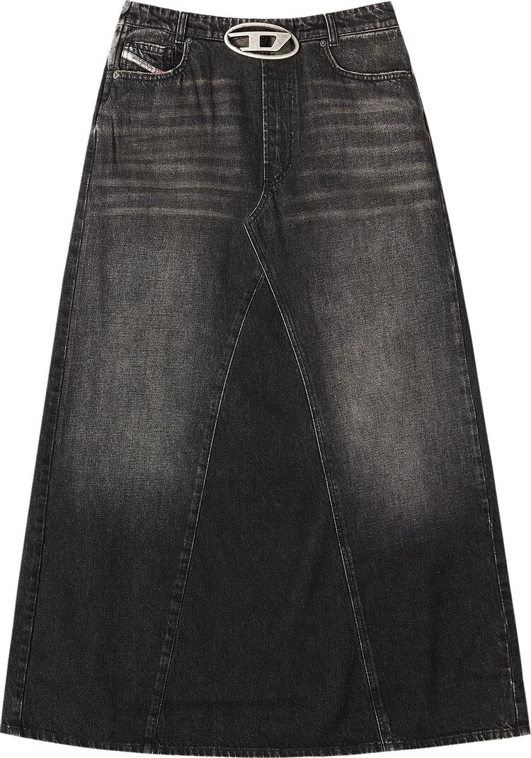 Юбка Diesel De-Pago S3 Denim 'Black', черный