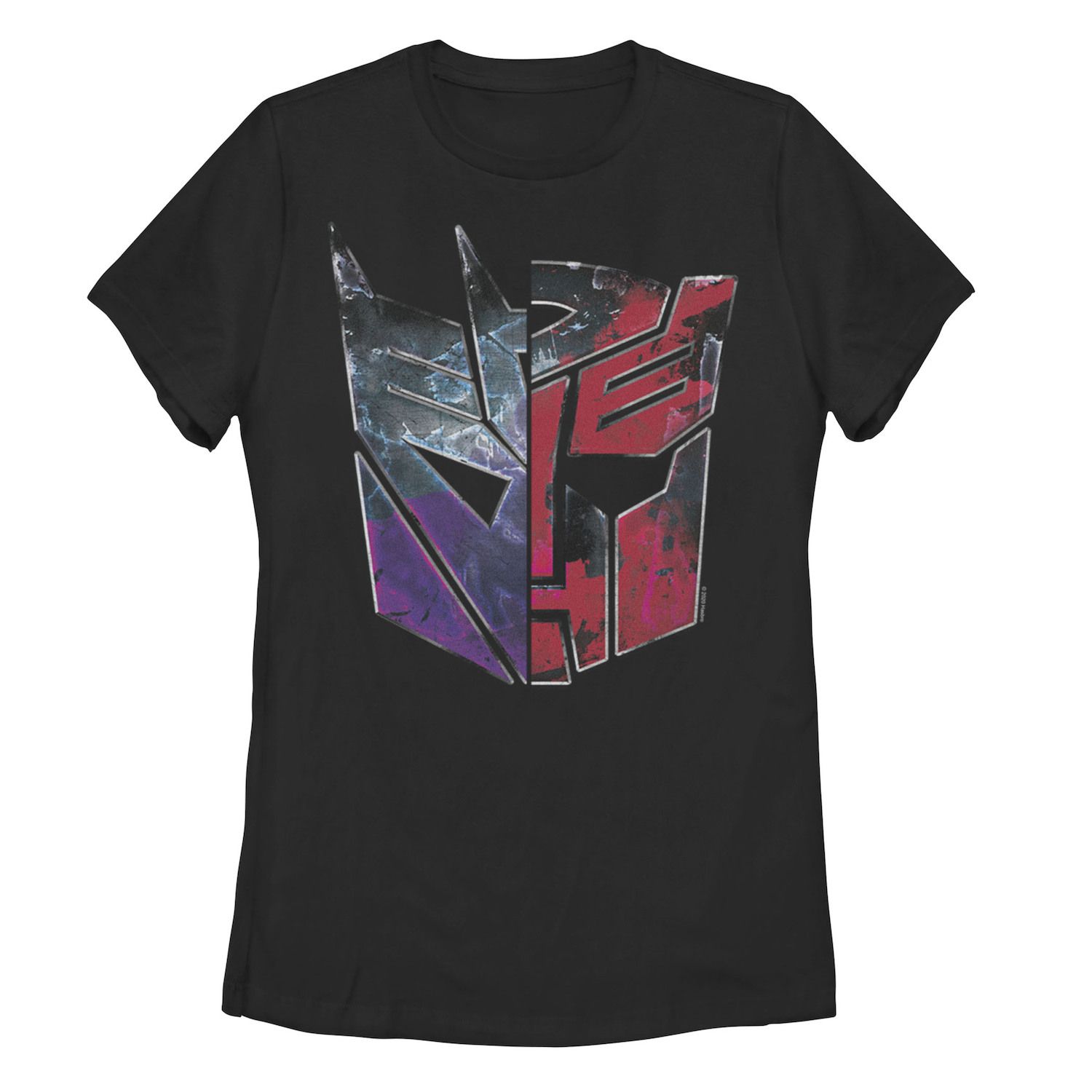 Детская футболка Transformers Cybertron & Decepticon Autobot с разделенным рисунком Licensed Character