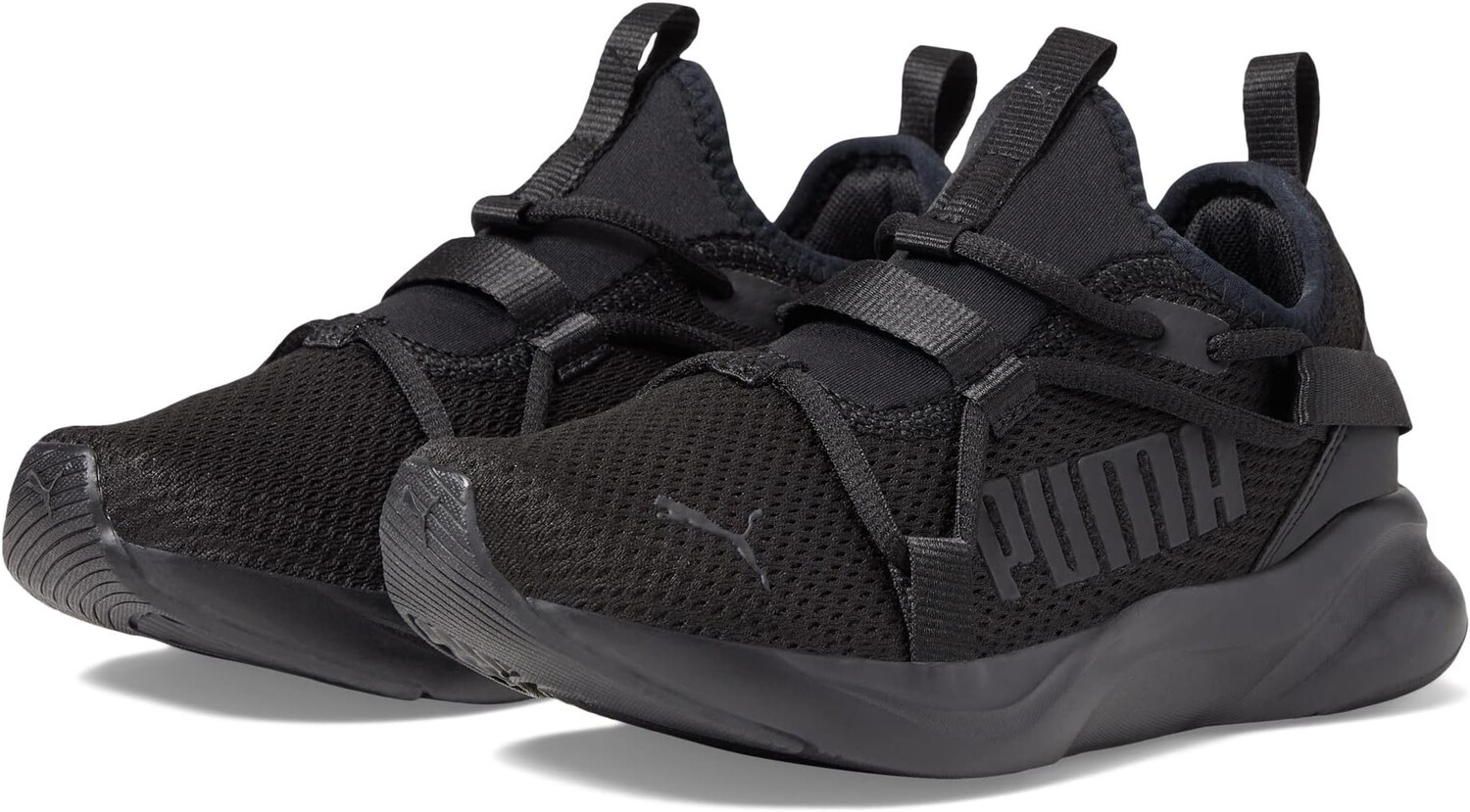 

Кроссовки Softride Rift Slip-On PUMA, цвет Black/Black/Black