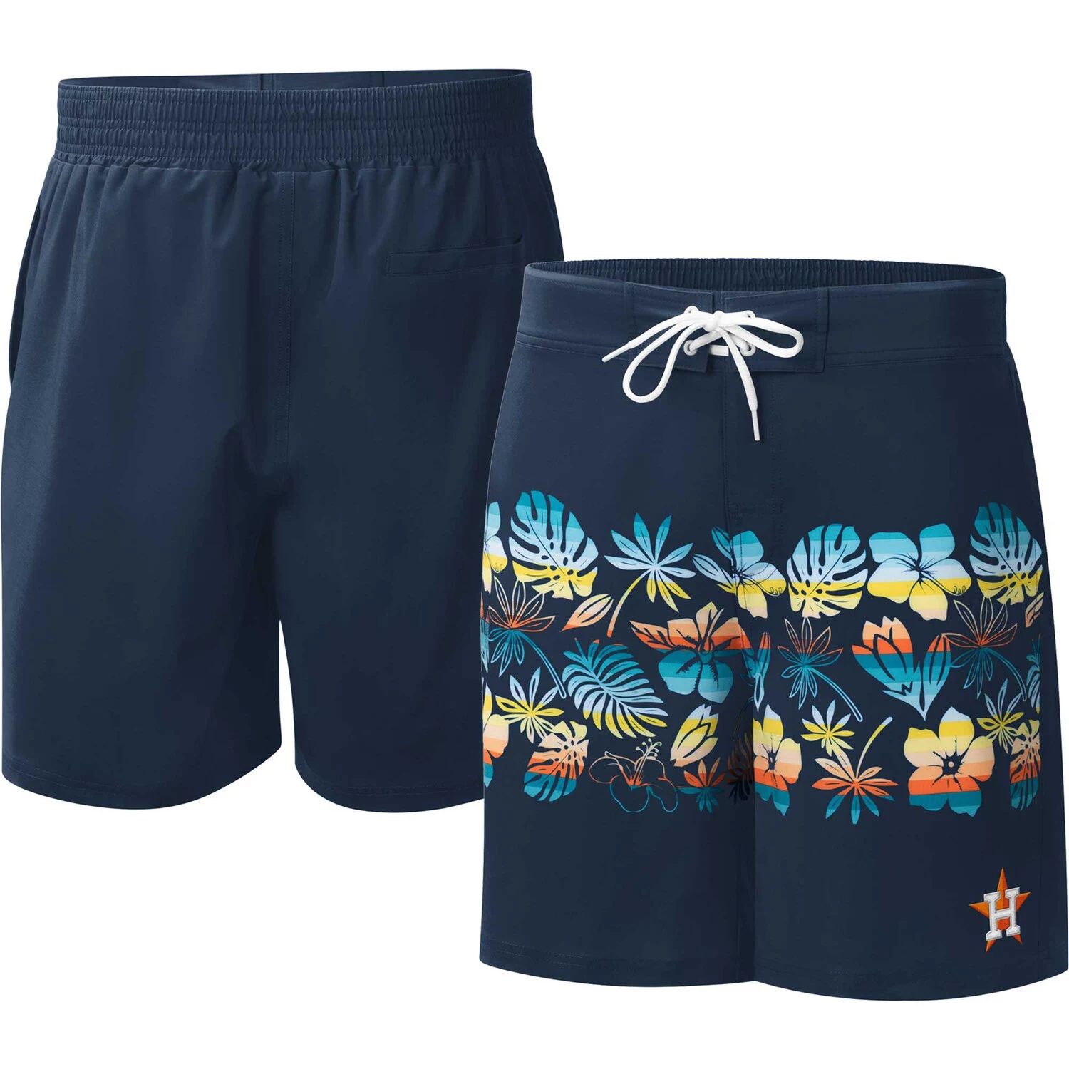 

Мужские спортивные шорты Carl Banks Navy Houston Astros Breeze Volley Swim Shorts G-III