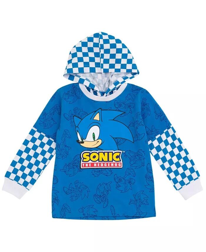 

Футболка Little Boys Sonic the Hedgehog Hangdown Sega, синий