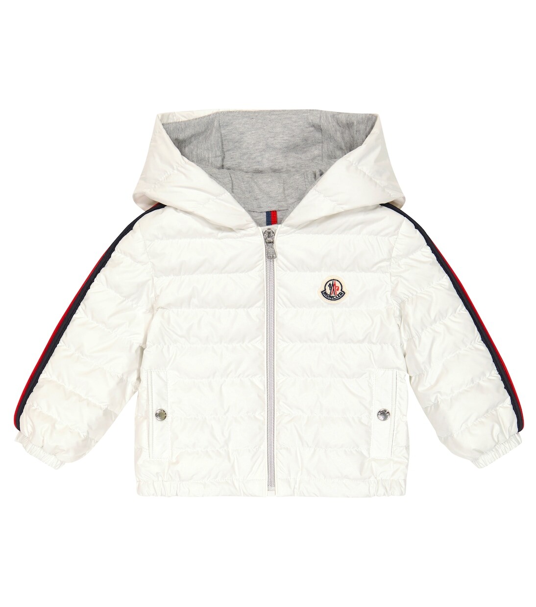 

Детский пуховик-бати Moncler Enfant, белый