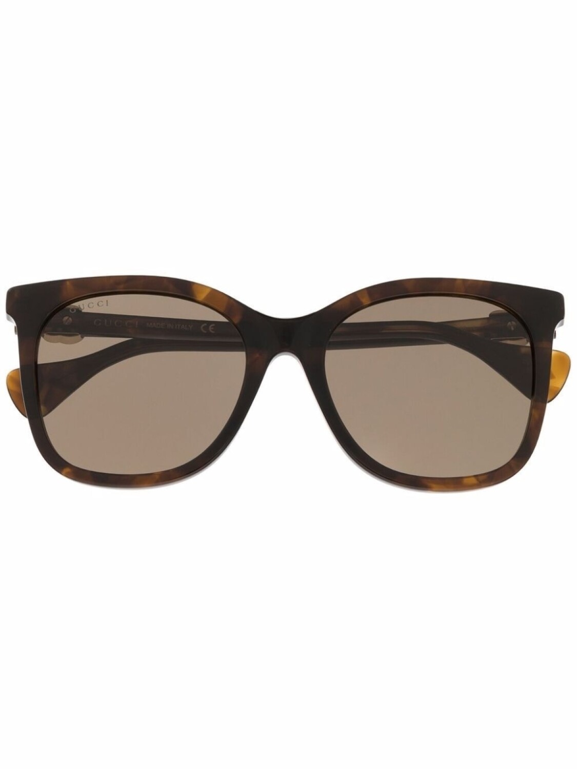 

Gucci Eyewear очки в оправе 'кошачий глаз' с логотипом GG, коричневый