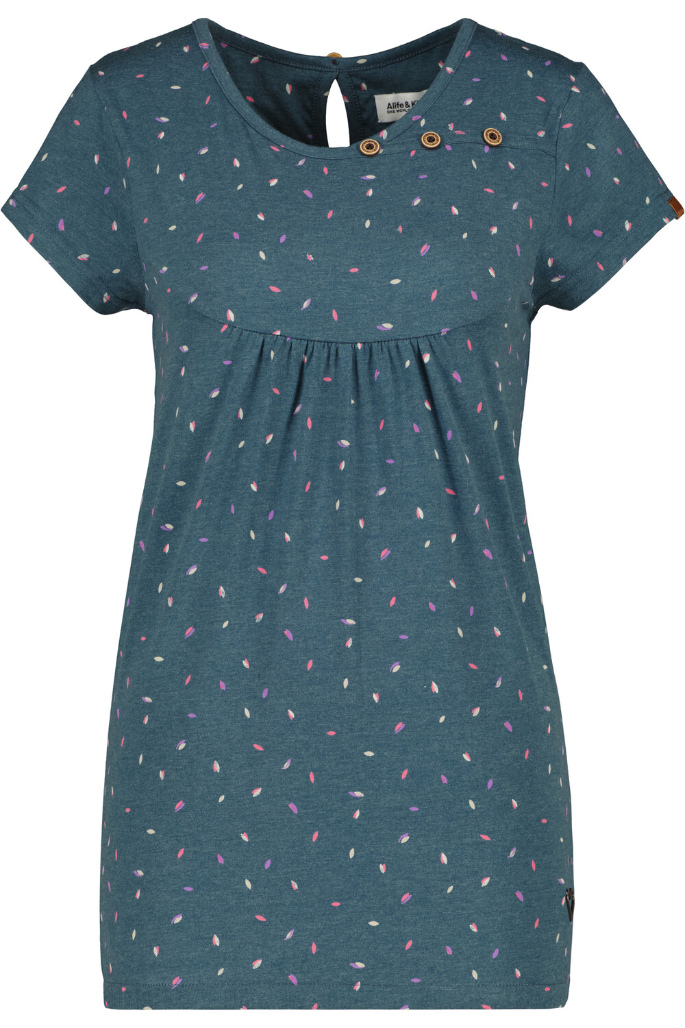

Футболка alife and kickin, Blusen SummahAK B, цвет tidal teal melange