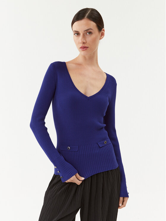 цена Облегающий свитер Morgan, синий