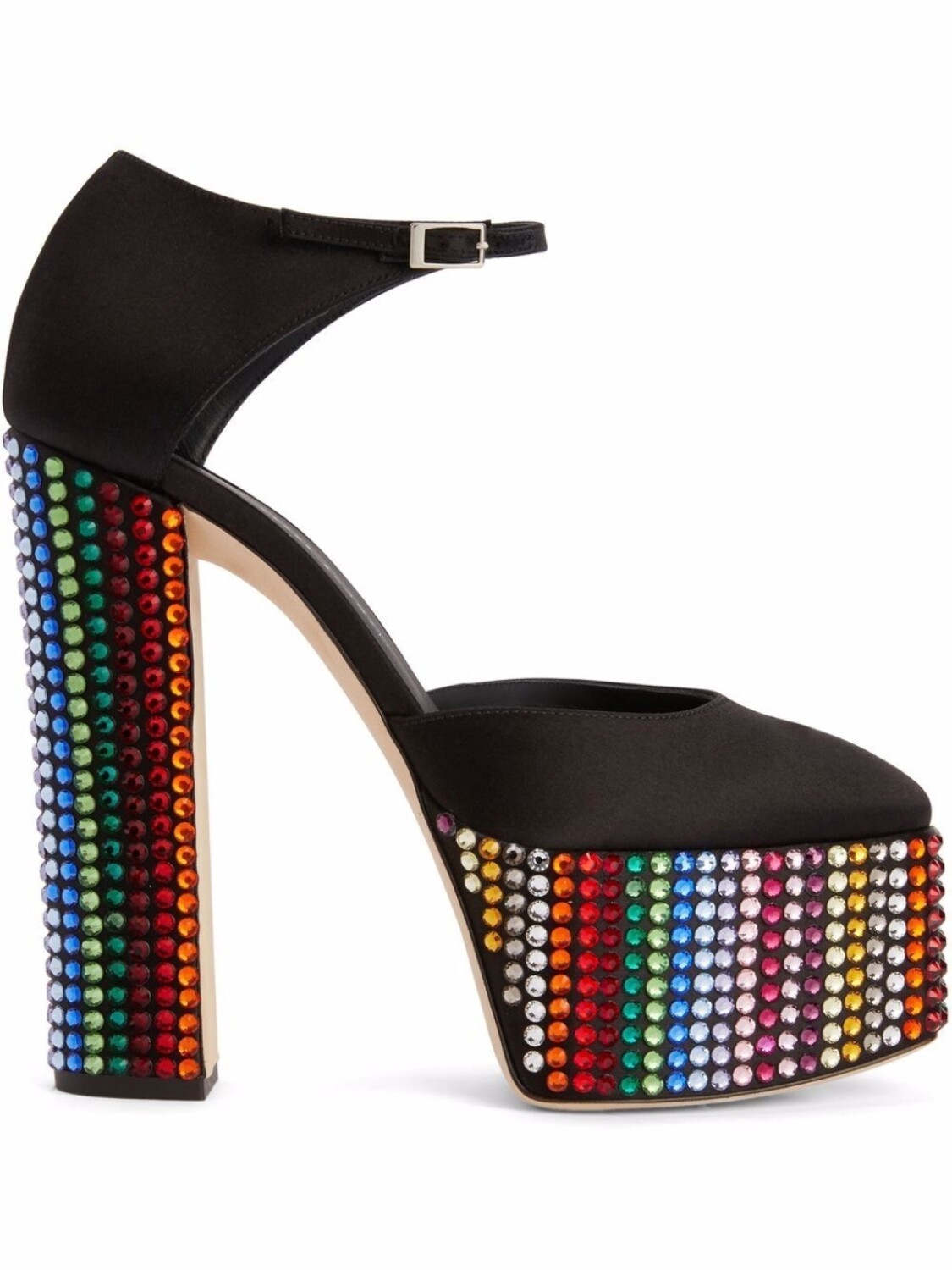 

Giuseppe Zanotti туфли Bebe Strass на платформе, черный