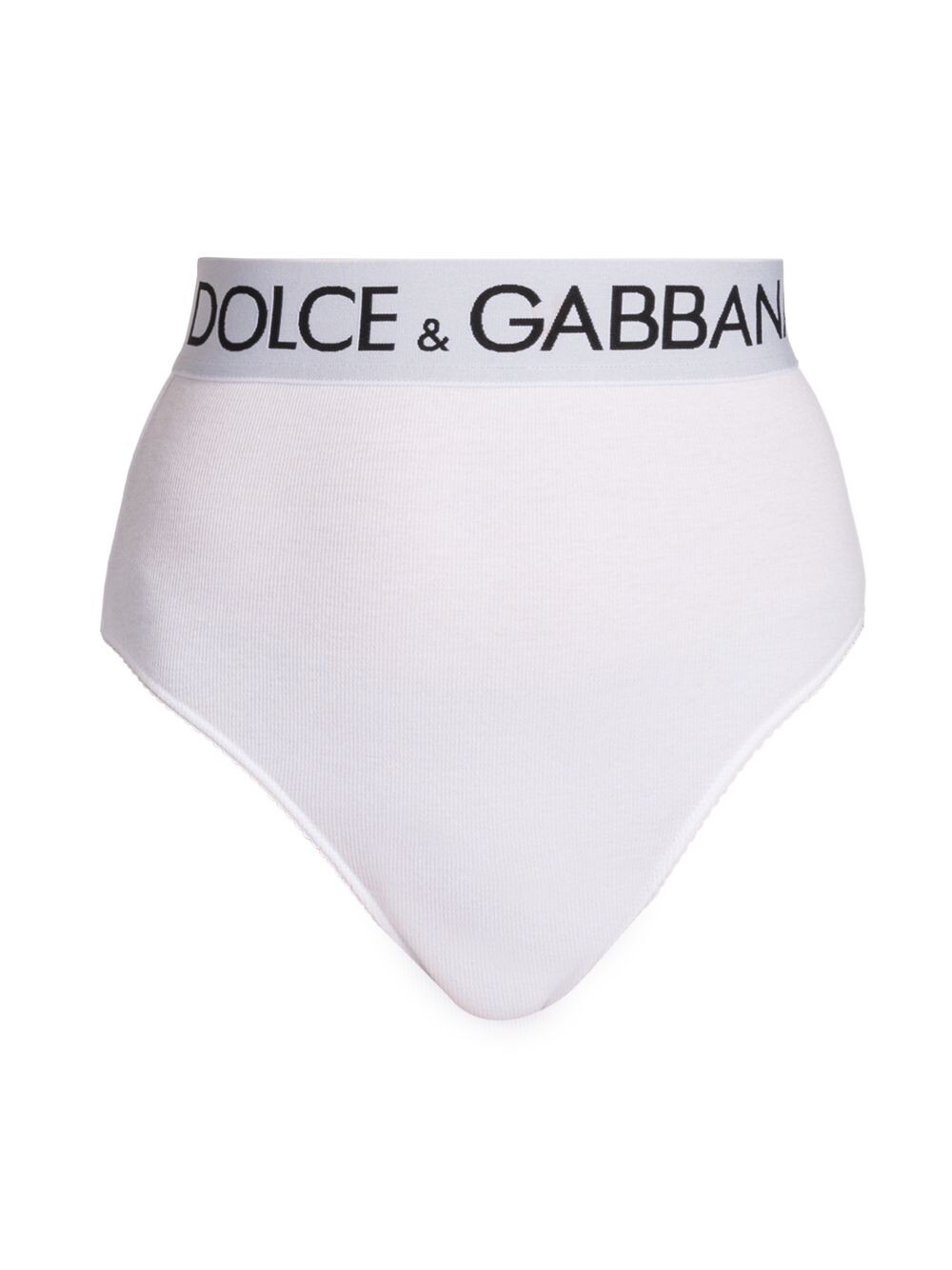 

Трусики с логотипом и высокой талией DOLCE&GABBANA