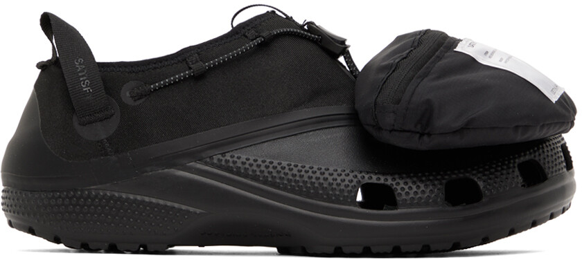 

Черные классические сабо Crocs Edition Satisfy