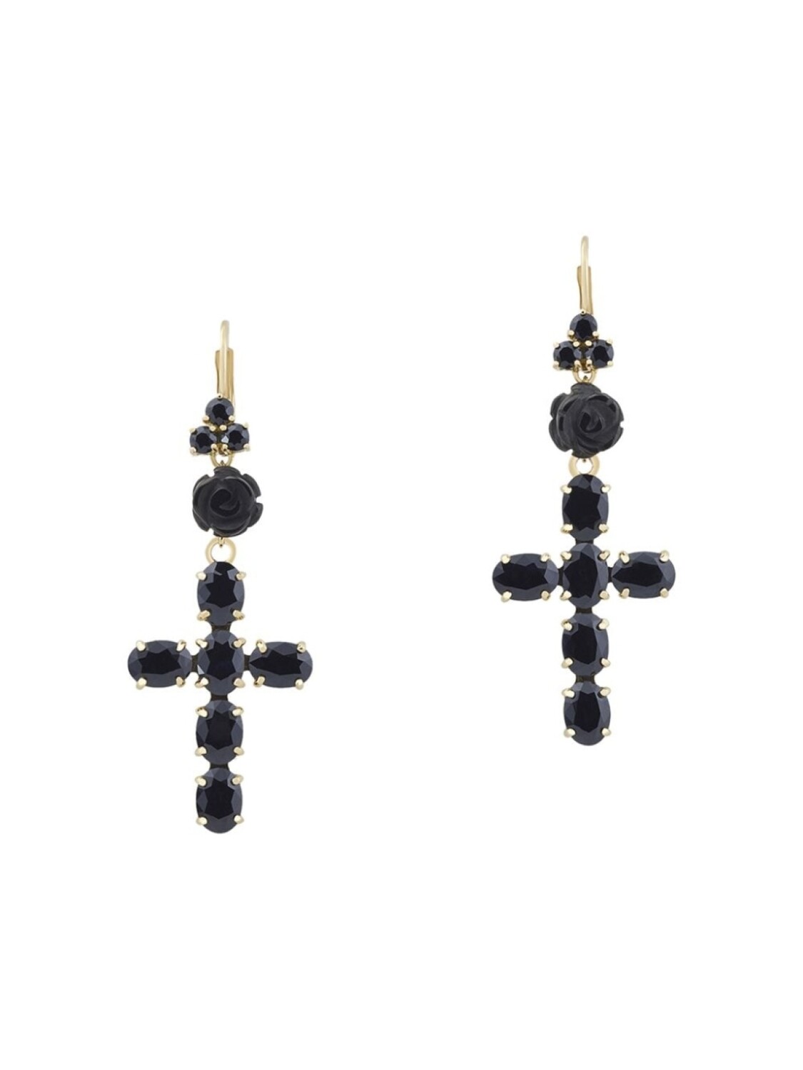 

Серьги Devotion из желтого золота с сапфиром и жадеитом Dolce & Gabbana, золотой
