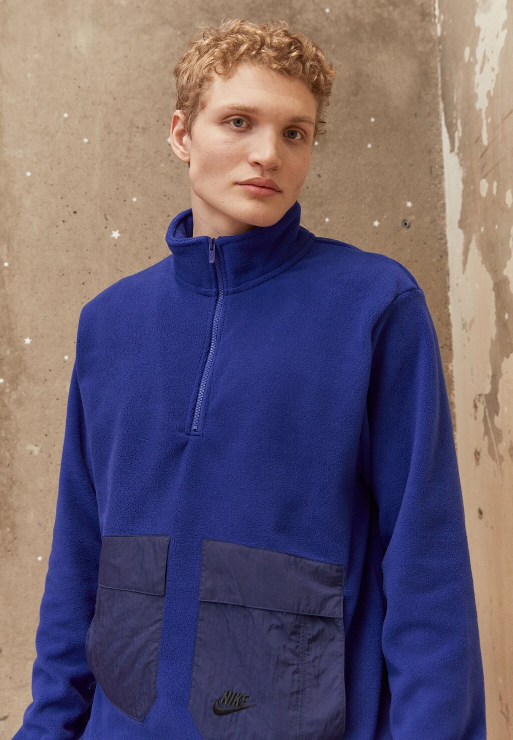 

Флисовый джемпер Nike, Синий