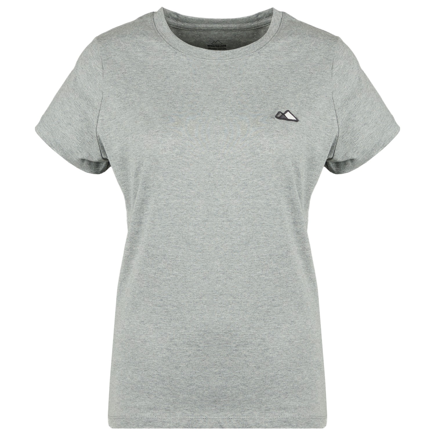 Футболка Bergfreunde Women's Bergfreunde Shirt Patch, цвет Grey Melange