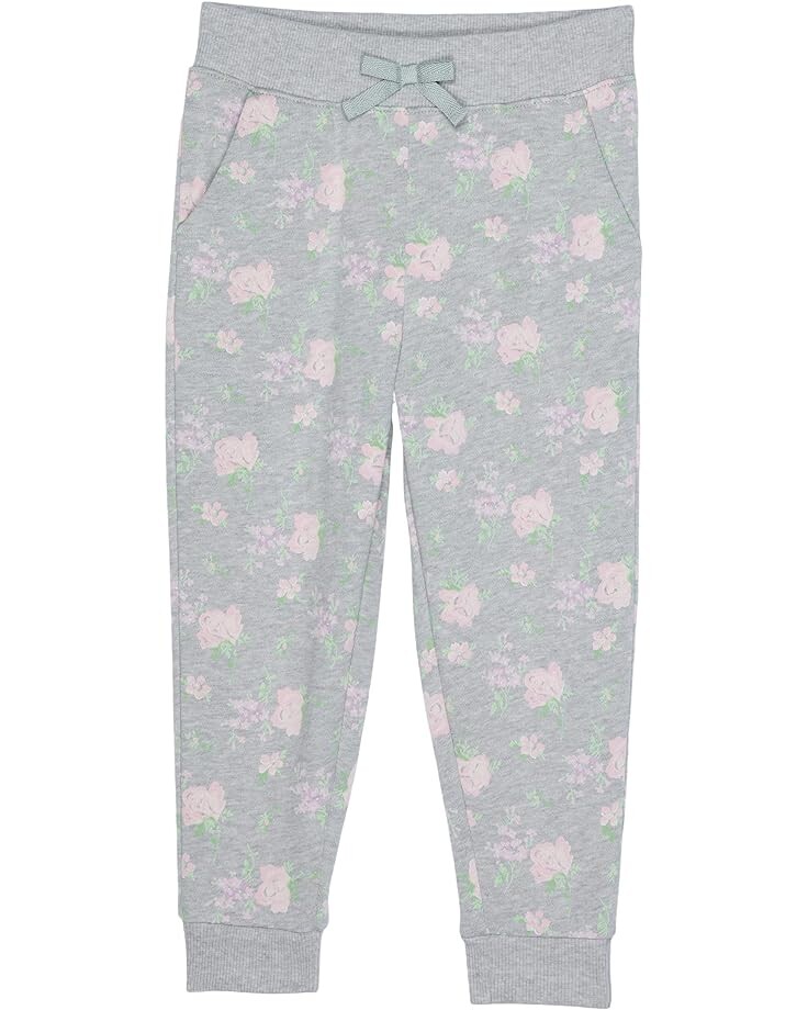

Брюки Janie and Jack Floral Printed Joggers, серый