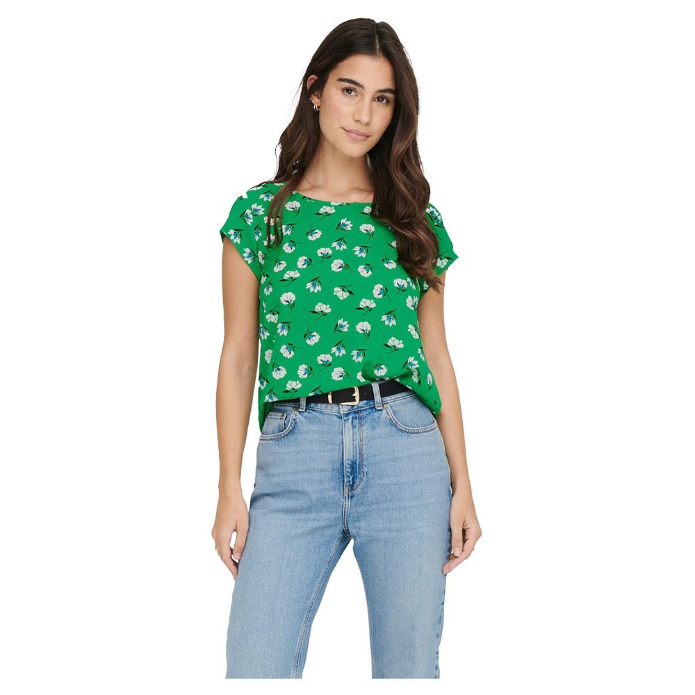 

Футболка с коротким рукавом Only Vic All Over Print, зеленый
