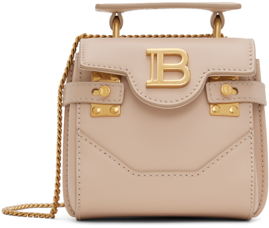 

Розовая мини-сумка B-Buzz Balmain, цвет Pink