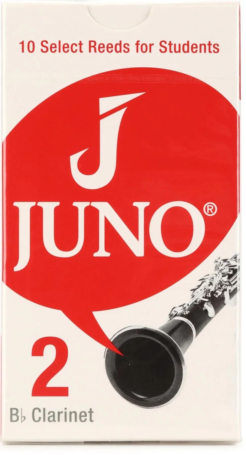 

Трости для кларнета Juno JCR012 Bb — 2,0 (10 шт.)