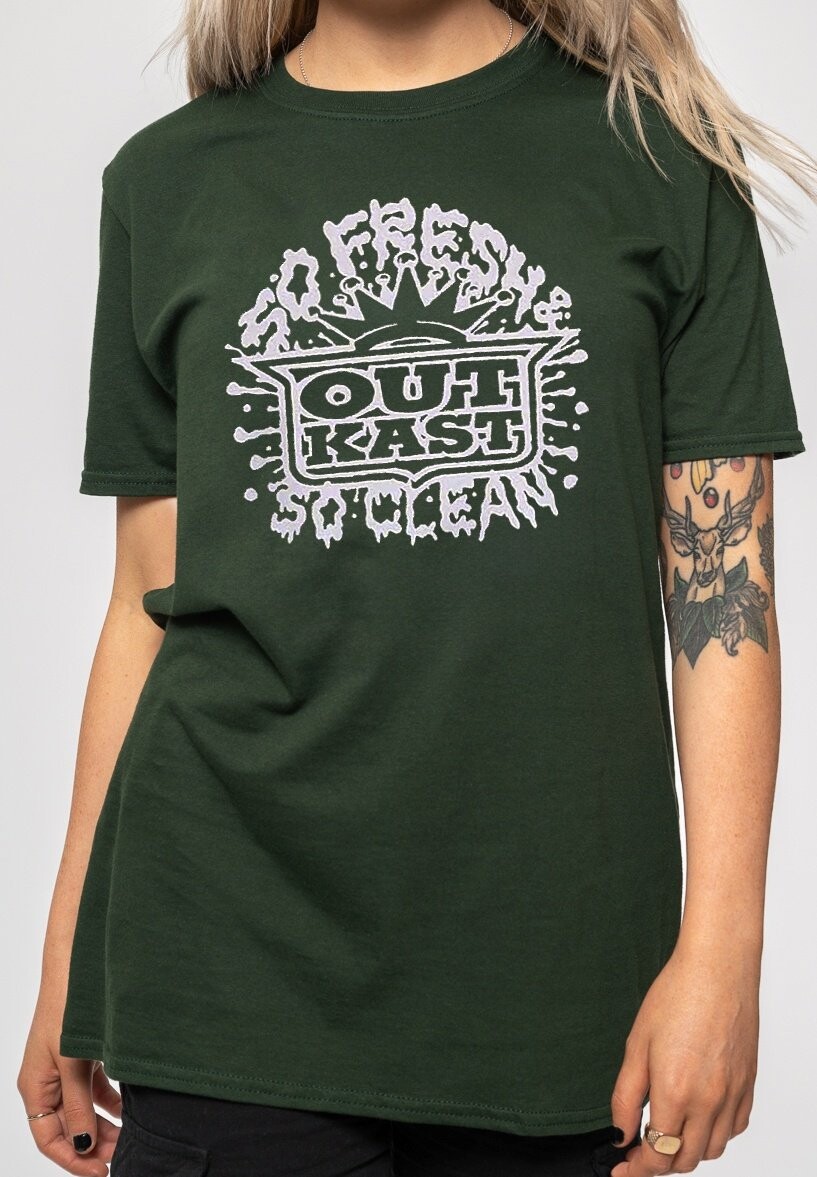 

Футболка с принтом OUTKAST SO FRESH UNISEX Paradiso Clothing, зеленый