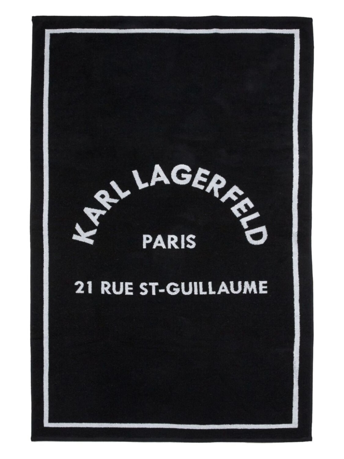 

Karl Lagerfeld пляжное полотенце K/RSG, черный