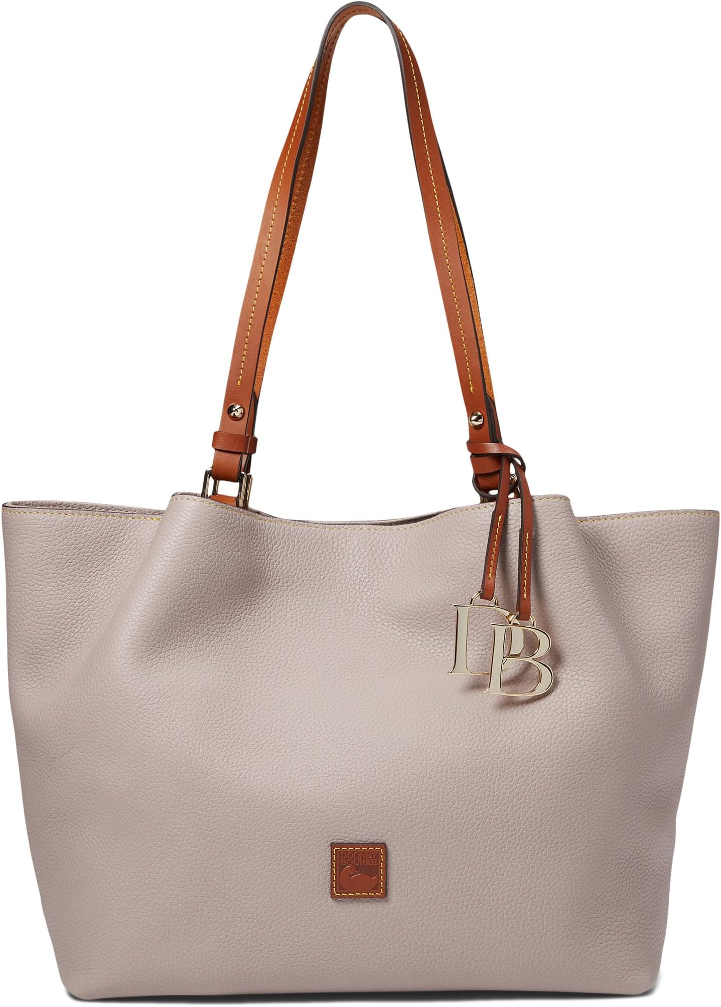 

Сумка Pebble Flynn Dooney & Bourke, цвет Oyster